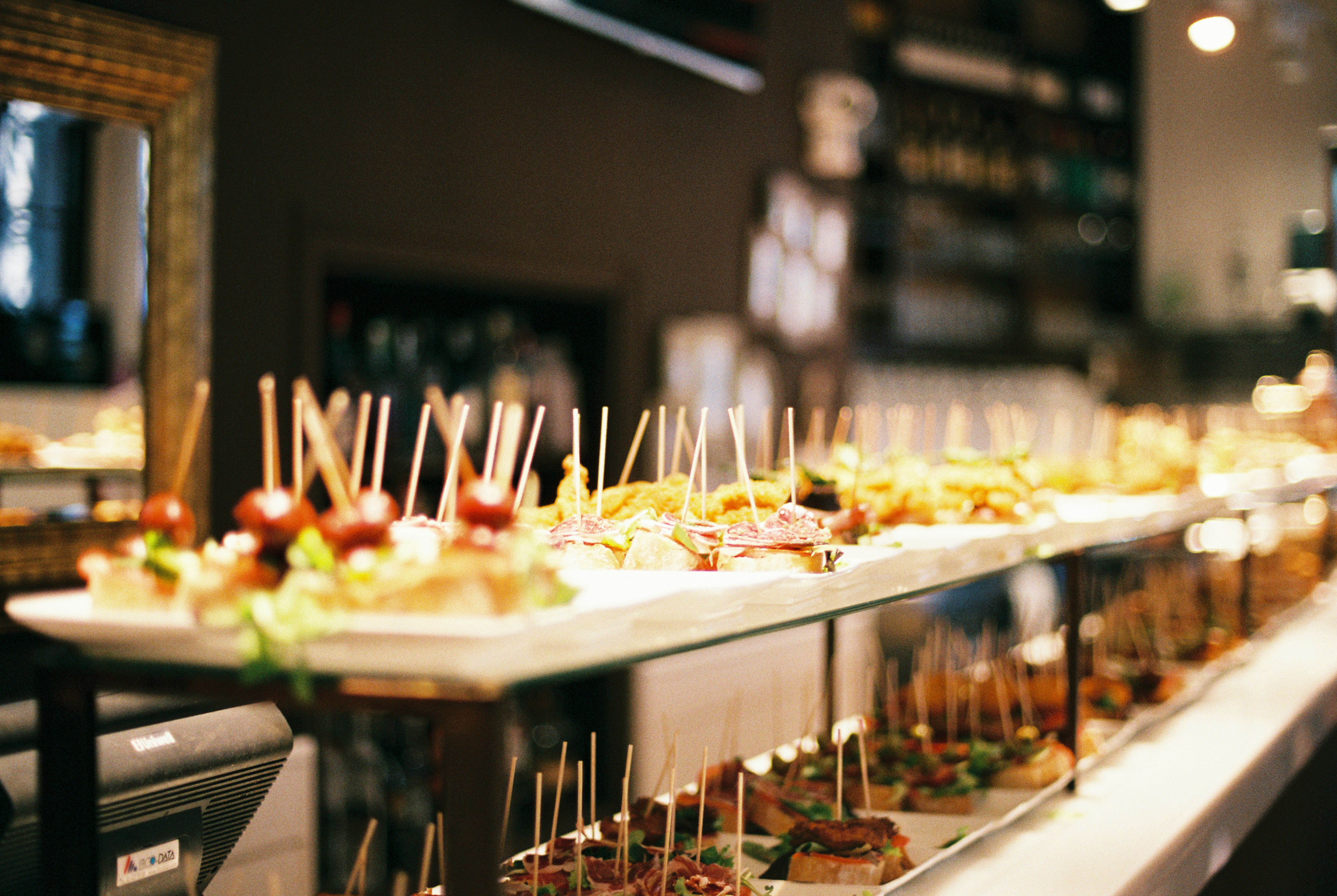 Catering spread for an event